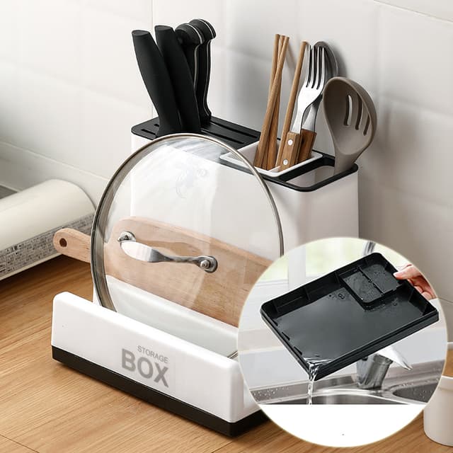 Integrated Kitchen Organizer